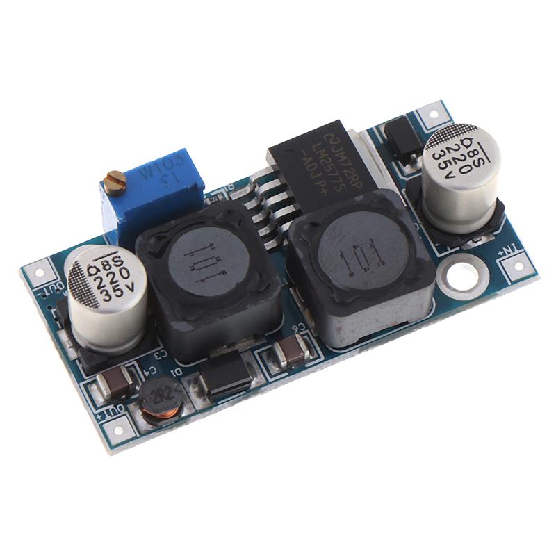 LM2577 3A DC-DC Step Up LED Voltmeter Adjustable Boost Converter module 